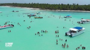 Isla Sanoa,uno de los atractivos del lugar. .