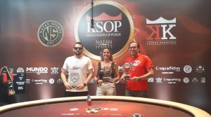 Imagen de los tres ganadores del evento Freezout del KSOP.