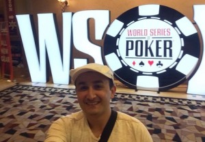 Luis REbolledo estuvo en la WSOP 2017 tras triunfar en el CNPO el año 