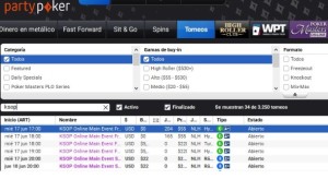 Así puedes encontrar los satélites diarios para el KSOP en partypoker.
