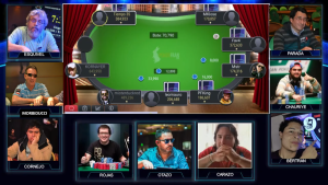 El Evento Principal contó con grandes jugadores de Póker. En la foto, los 9 que lograron llegar ITM.