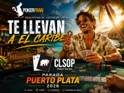 Poker y caribe. CLSOP parada Puerto Plata 2026 Satélites